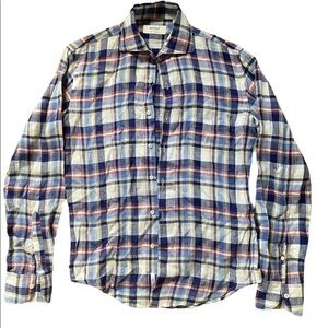 Boggi Milano linen flannel